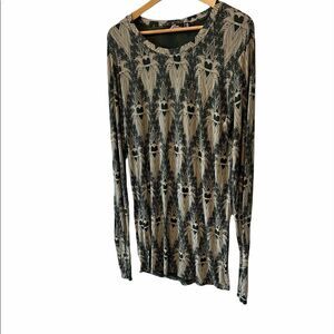 NWOT THE ESCAPE MOVEMENT Bamboo Heart Print Dress